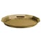 Service Ideas Paneled Tray with Removable Insert, 12" diameter, Stainless Steel, Vintage Gold TRPN1412RIBSVG - alternate 3
